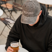 Svart Denimcaps - Barks & Beer Make All Problems Disappear 