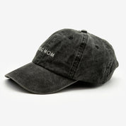 Black Denim Cap - Dog Mom