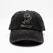 Svart Denimcaps - Logo "Dogs. Because People Suck" 