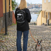 Svart Langermet T-skjorte - Anti-Social Dog Owner 