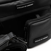 Svart vannavstøtende Hundeturveske - Crossbody 