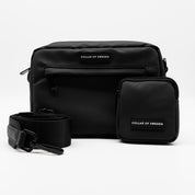 Svart vannavstøtende Hundeturveske - Crossbody 
