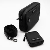 Svart vannavstøtende Hundeturveske - Crossbody 