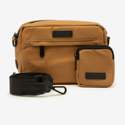 Reflective Bronze Dog Walking Bag - Crossbody