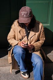 Brun Denimcaps - Logo "Cats & Wine Make Everything Fine" 