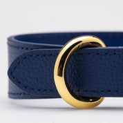 Dark Blue Dog Collar Thin
