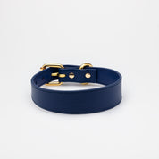 Dark Blue Dog Collar Thin