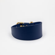 Dark Blue Dog Collar Wide