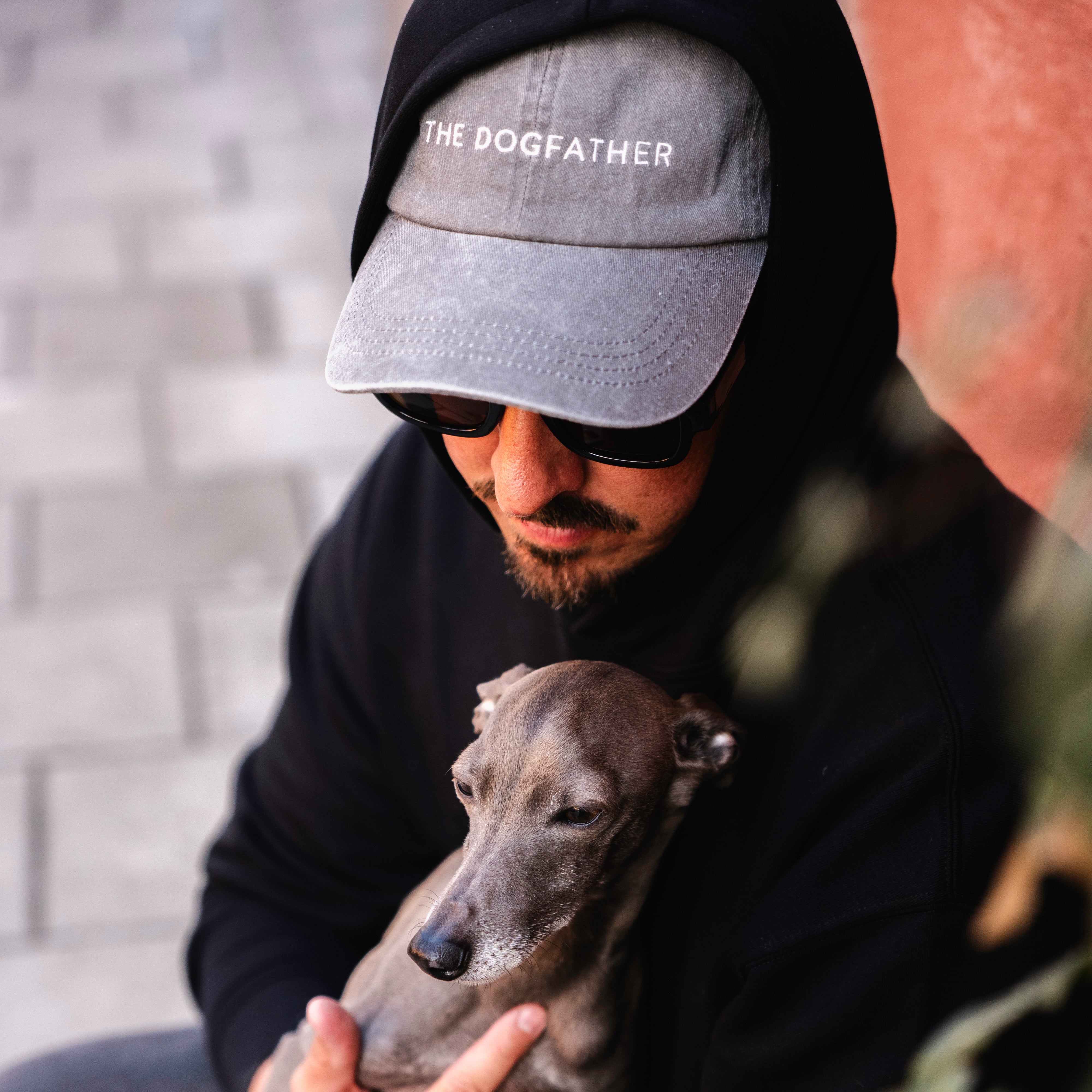 Grå Denimcaps - The Dogfather 