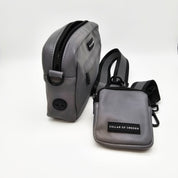 Reflective Silver Dog Walking Bag - Crossbody