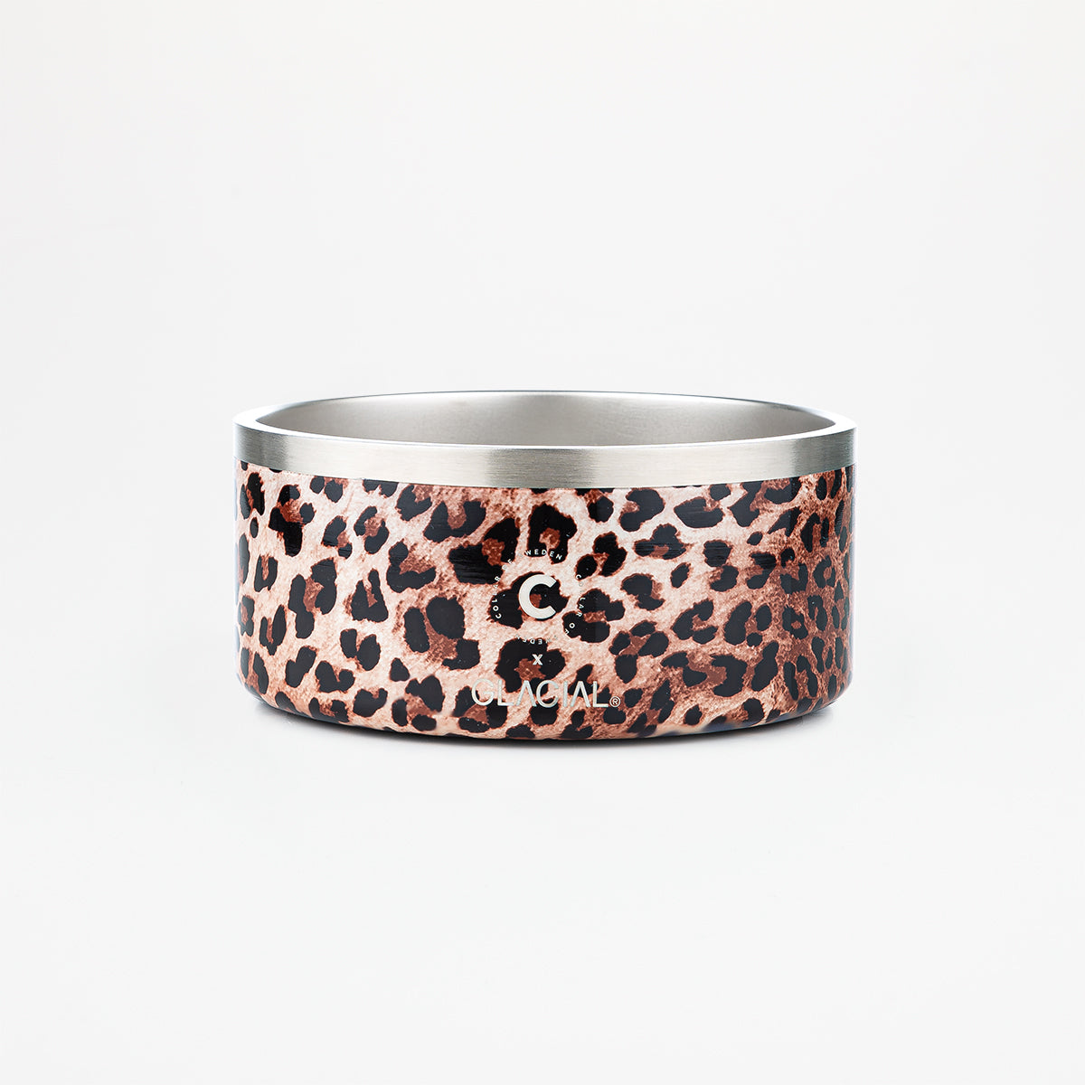 Leopard Dog Bowl