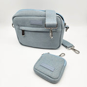 Denim Dog Walking Bag - Crossbody