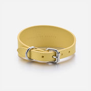 Pastel Yellow Dog Collar Wide
