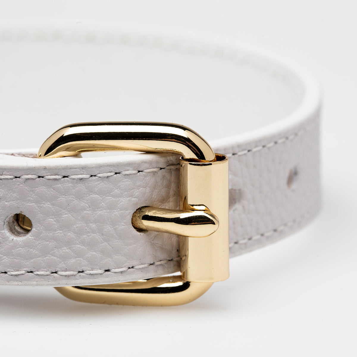 White Dog Collar Thin