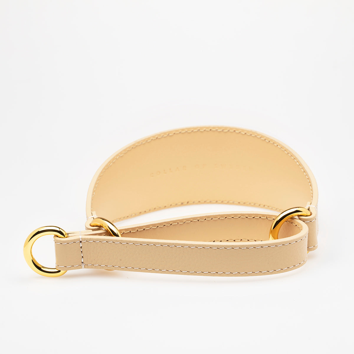 image - Beige Leather Martingale Medium Wide